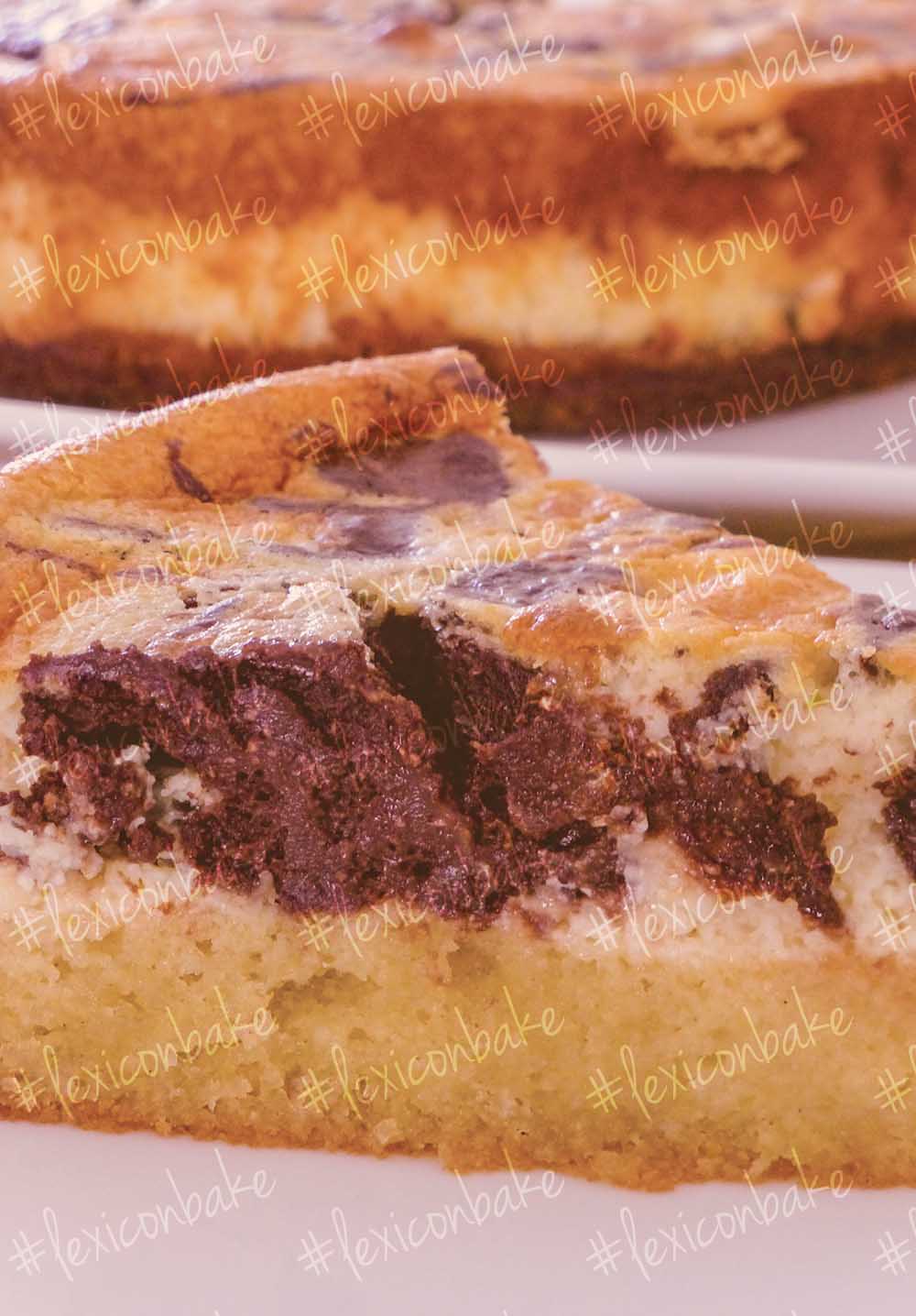 Cheesecake with frangipane base